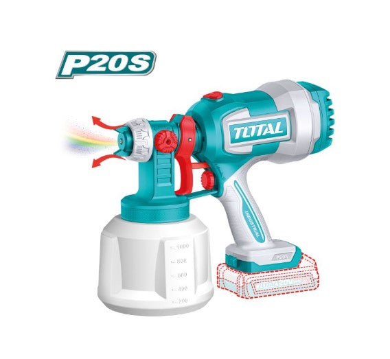 Pistola de pintura a bateria de 20V