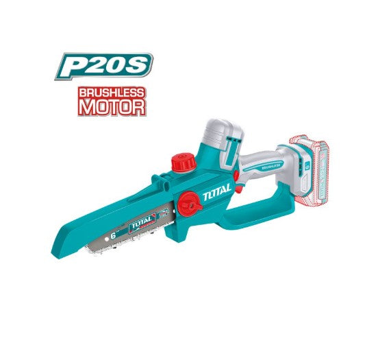 Mini motosserra a bateria de 20V  15 cm (6’’)