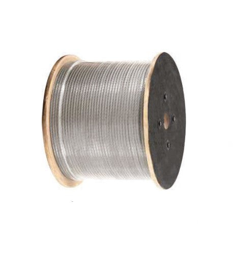 Cabo aço inox anti-magnético 7X7