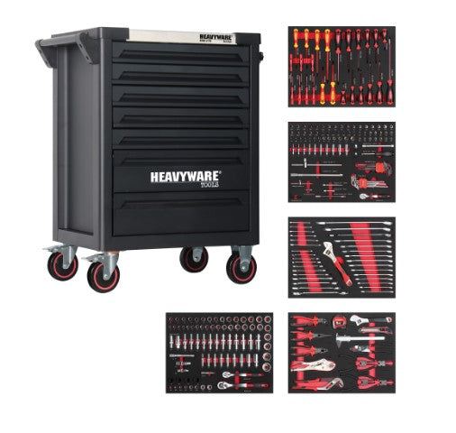 CARRO FERRAMENTA 278PC FOAM C/ 7 GAVETAS