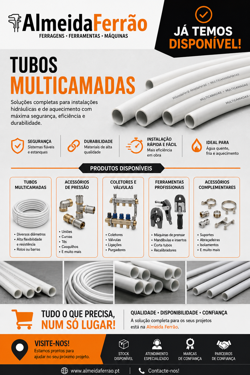 Tubos e Acessórios Multicamadas