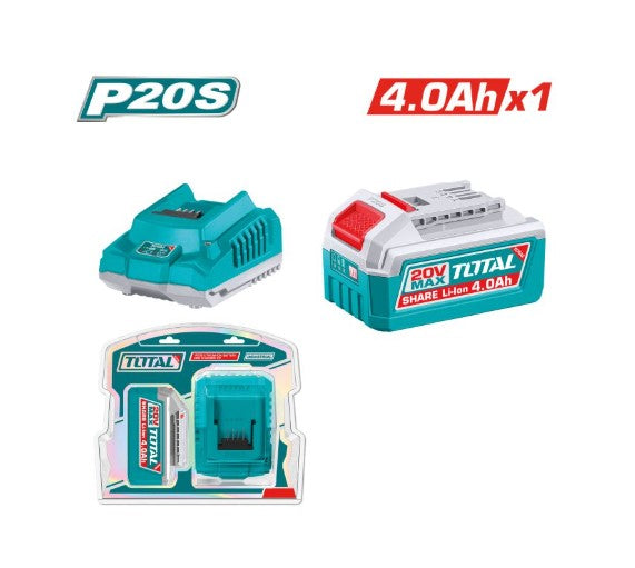 Pack com 1 bateria de 4Ah + carregador rápido