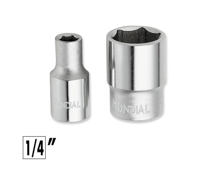 Chave de caixa sextavada 1/4"