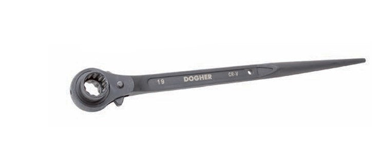 Double Box Wrench 19X22mm With 315mm Ratchet (Scaffolding)