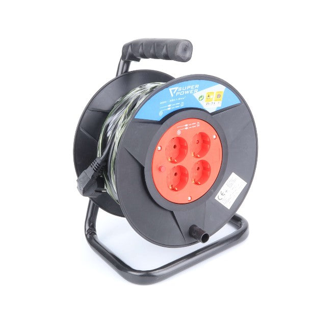 Extensão Elétrica com Enrolador, 3G x 1,5mm²