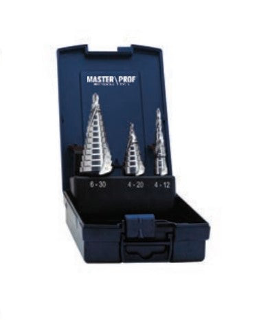 HSS-G Helical Step Milling Cutter Set (4-12/4-20/6-30)