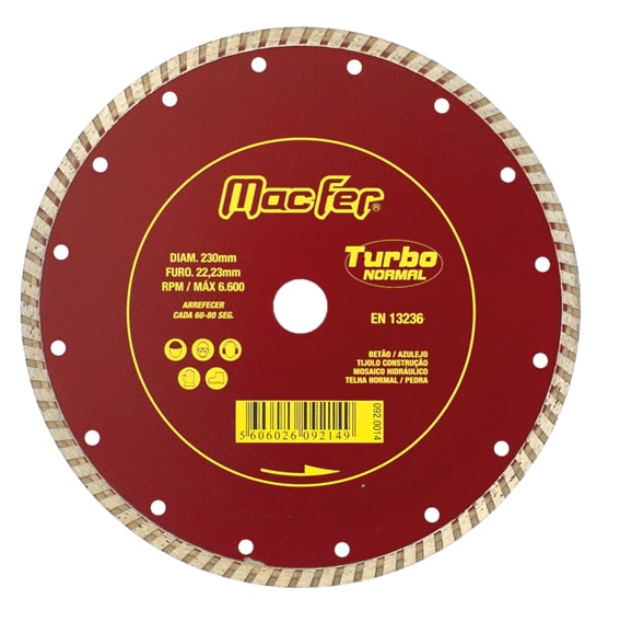 Disco Diam Turbo  Combi 230Mm