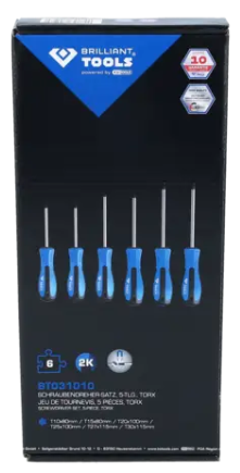 6-Piece Torx Wrench Set 