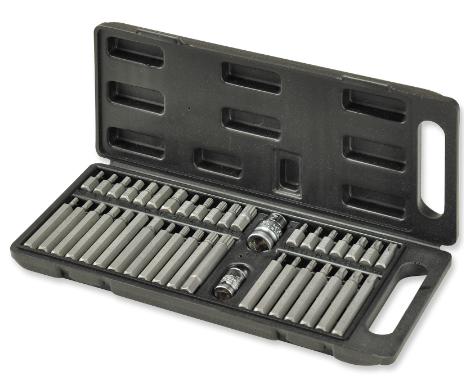 Game 40 Bits Hex-Torx-Xzn 10Mm 3/8" - 1/2"