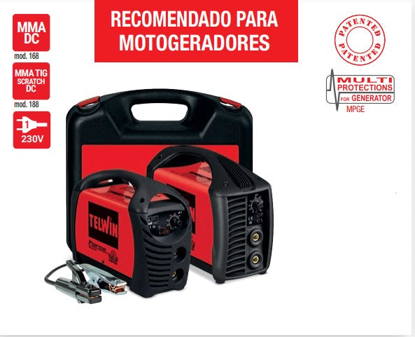 Máquina de soldar Inverter MMA/TIG Tecnica 188 MPGE