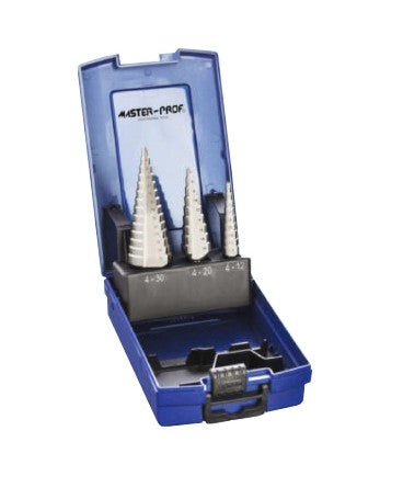 Conjunto Fresas Escalonada  HSS-G (4-12/4-20/4-30)