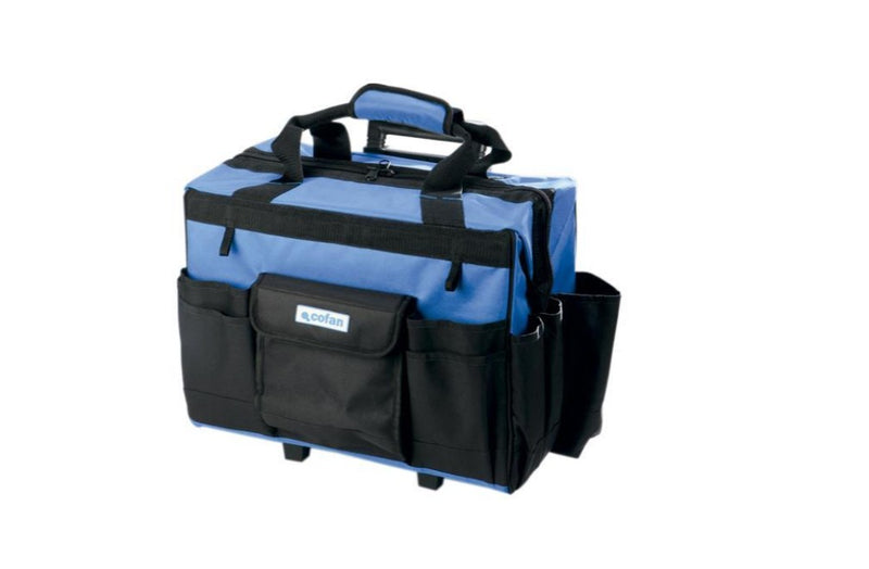 TROLLEY de ferramentas com vários bolsos e rodas resistentes