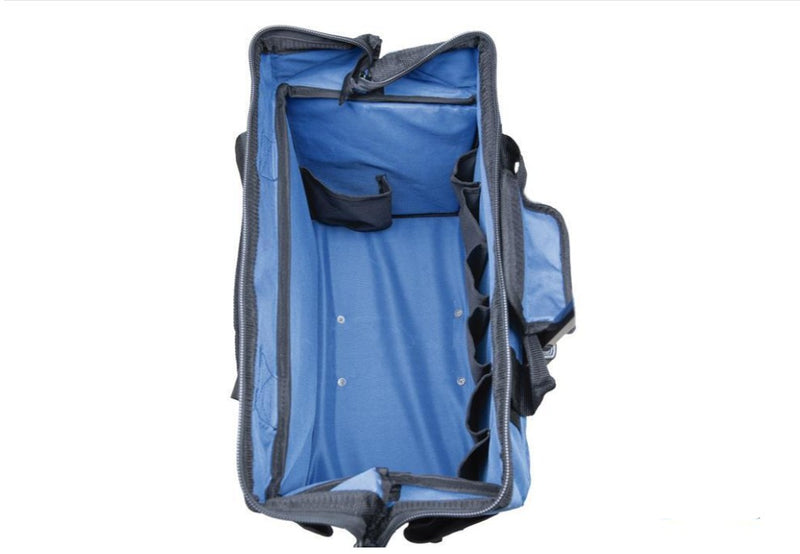 TROLLEY de ferramentas com vários bolsos e rodas resistentes